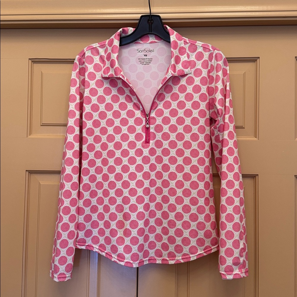 SunSoleil 1/4 zip golf pullover